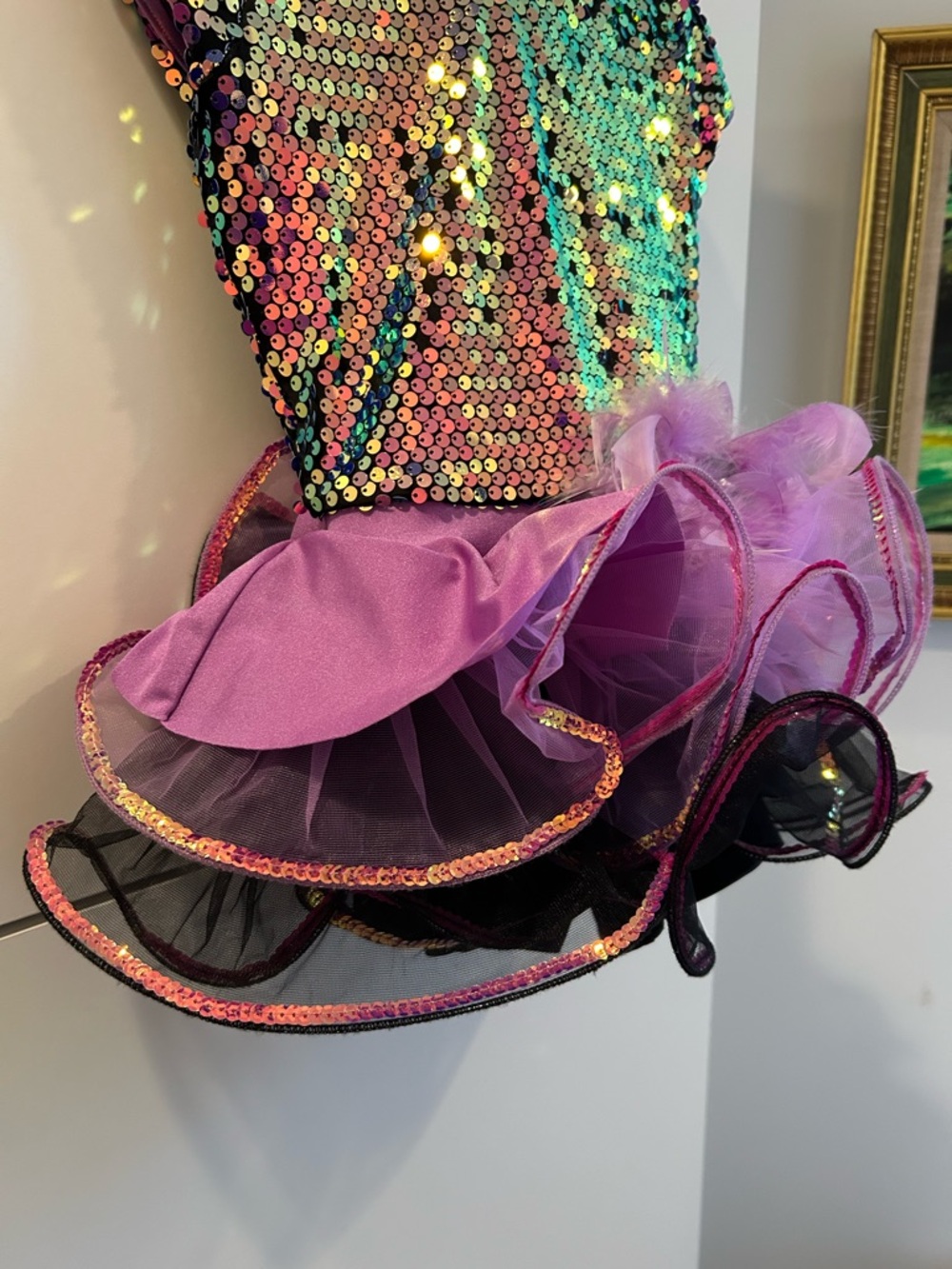 Weissman Symphony Purple Sequin Tutu Dance Costume for Kids - Size IC (7/8) - Picture 5 of 13